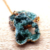 Natural Crystal Geode Pendant - Gaia