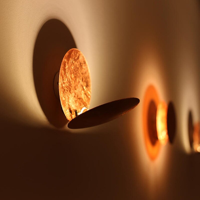 Eclipse Wall Lamp - Solaris-Gold-20cm-State of Style