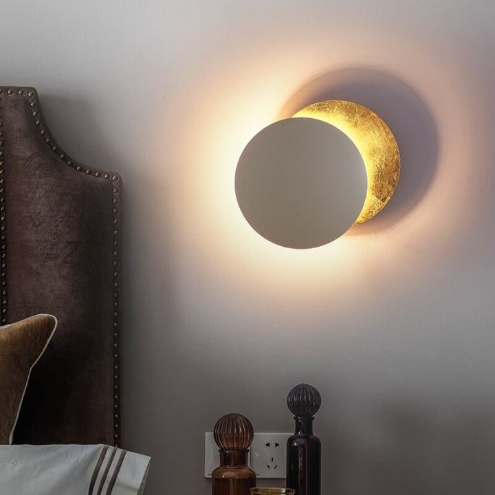 Eclipse Wall Lamp - Solaris-Gold-20cm-State of Style