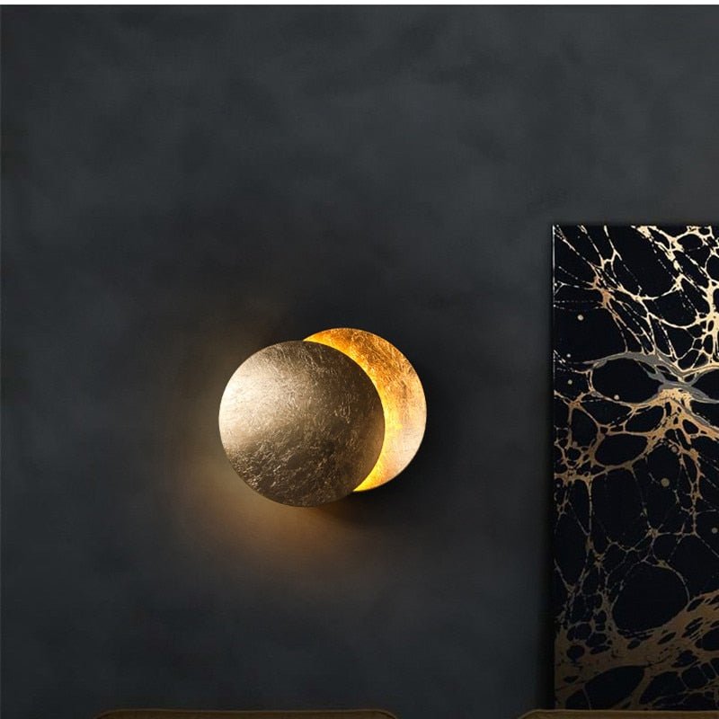 Eclipse Wall Lamp - Solaris-Gold-20cm-State of Style