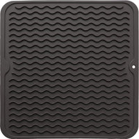 Eco-friendly silicone drying mat - Multiple uses & heat resistant-Brown-30 x 30 cm-State of Style