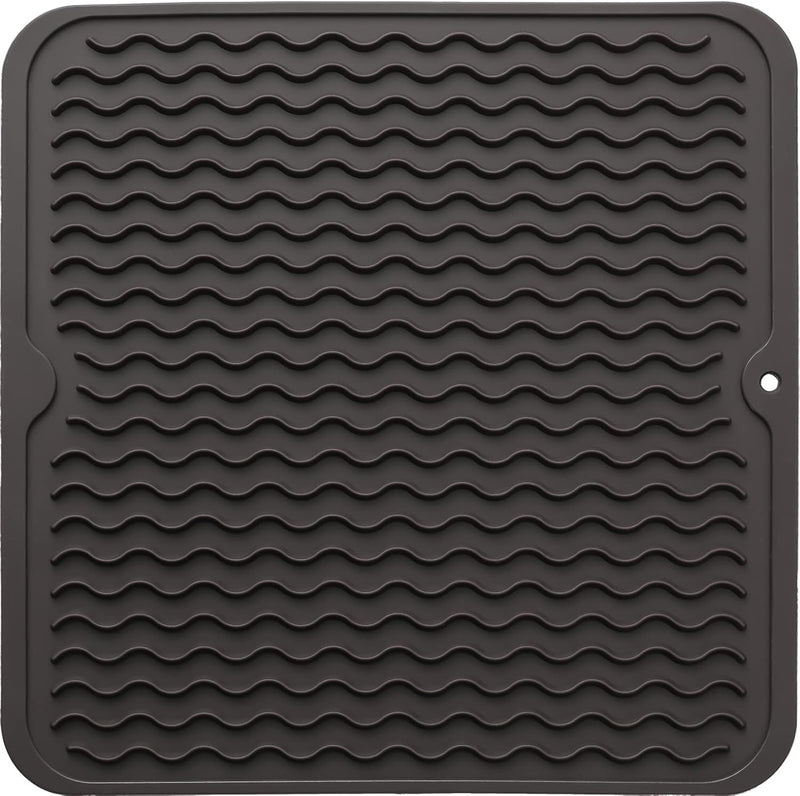 Eco-friendly silicone drying mat - Multiple uses & heat resistant-Brown-30 x 30 cm-State of Style