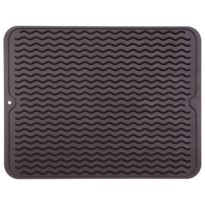 Eco-friendly silicone drying mat - Multiple uses & heat resistant-Brown-40 x 30 cm-State of Style