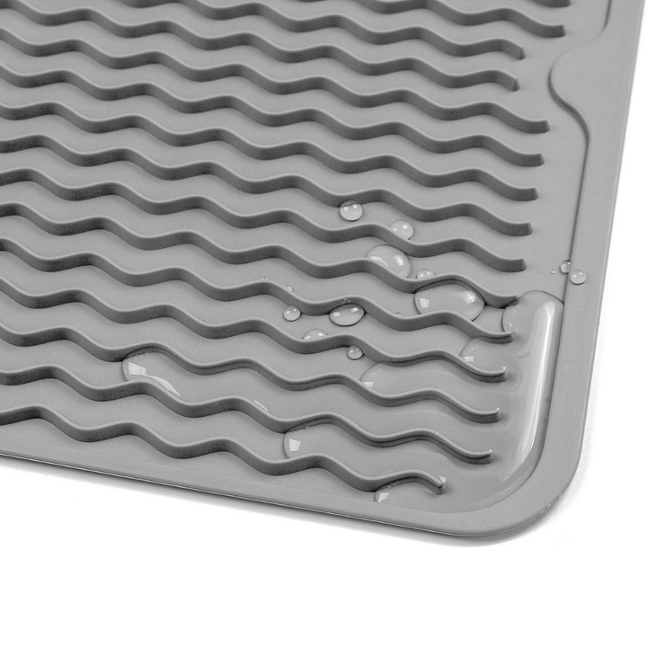 Eco-friendly silicone drying mat - Multiple uses & heat resistant-Grey-30 x 30 cm-State of Style