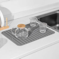 Eco-friendly silicone drying mat - Multiple uses & heat resistant-Grey-30 x 30 cm-State of Style