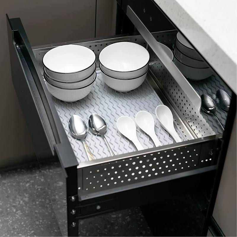 Eco-friendly silicone drying mat - Multiple uses & heat resistant-Grey-30 x 30 cm-State of Style