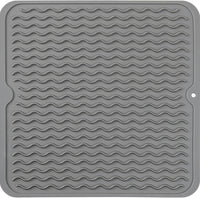 Eco-friendly silicone drying mat - Multiple uses & heat resistant-Grey-30 x 30 cm-State of Style
