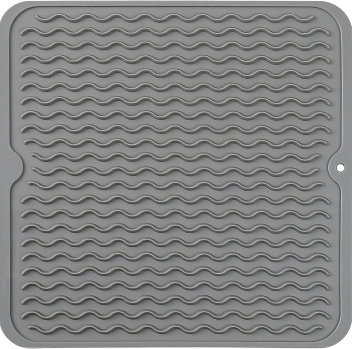 Eco-friendly silicone drying mat - Multiple uses & heat resistant-Grey-30 x 30 cm-State of Style