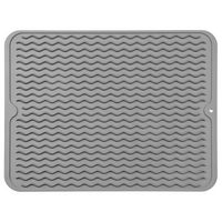 Eco-friendly silicone drying mat - Multiple uses & heat resistant-Grey-40 x 30 cm-State of Style