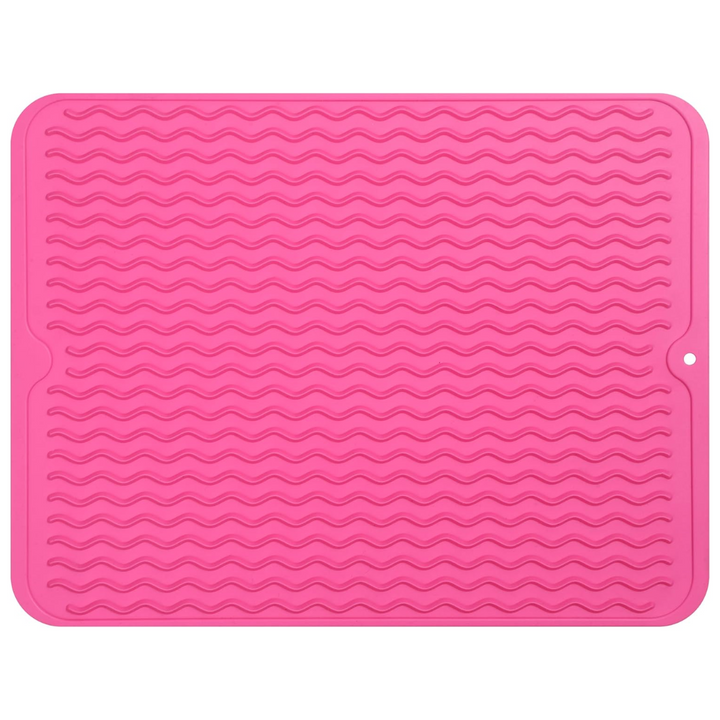 Eco-friendly silicone drying mat - Multiple uses & heat resistant-Pink-40 x 30 cm-State of Style