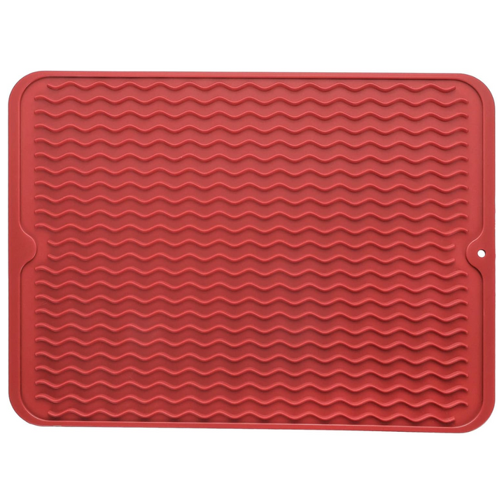 Eco-friendly silicone drying mat - Multiple uses & heat resistant-Red-40 x 30 cm-State of Style