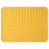 Eco-friendly silicone drying mat - Multiple uses & heat resistant-Yellow-40 x 30 cm-State of Style