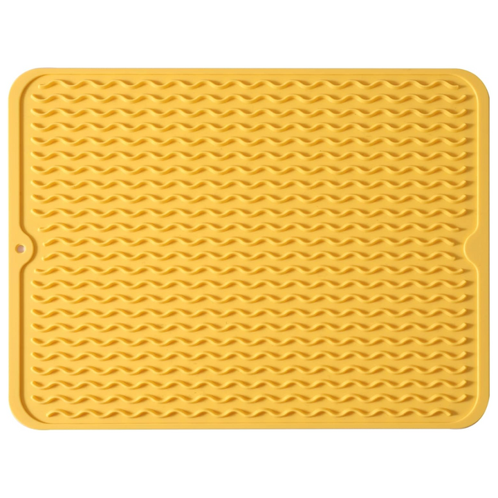 Eco-friendly silicone drying mat - Multiple uses & heat resistant-Yellow-40 x 30 cm-State of Style