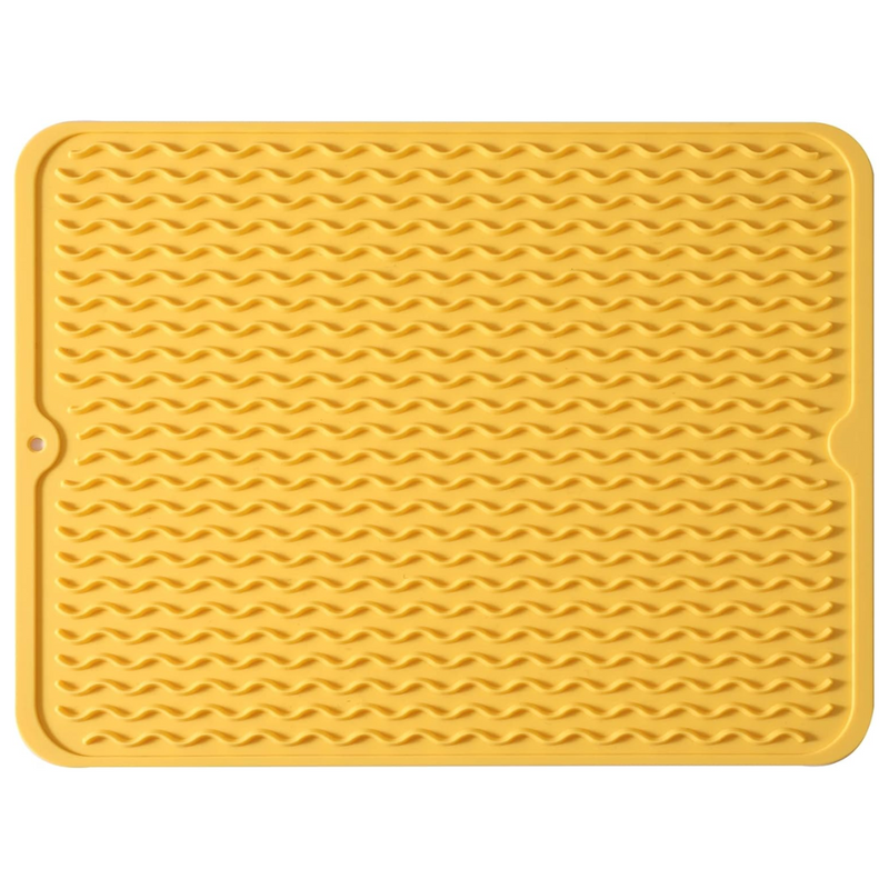 Eco-friendly silicone drying mat - Multiple uses & heat resistant-Yellow-40 x 30 cm-State of Style