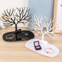 Edel Deer | Jewellery Stand for Earrings-White-State of Style