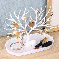 Edel Deer | Jewellery Stand for Earrings-White-State of Style