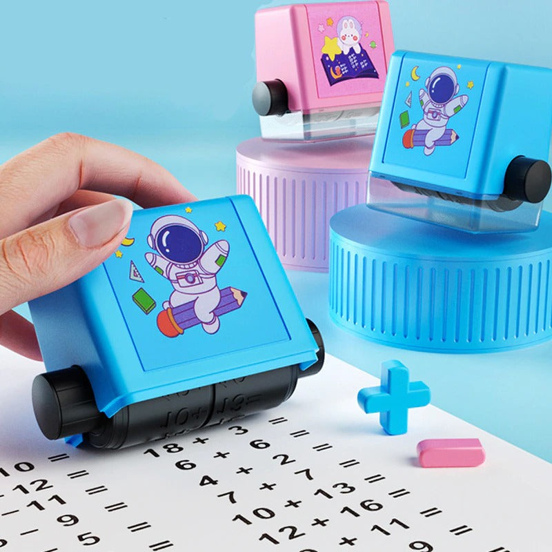 Educational Maths Stamp for Kids - SumStamp-Set van 4 (+ - x ÷)-State of Style