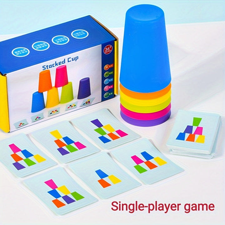 Educational Stacking Cup Puzzle Game - StackSmart-State of Style