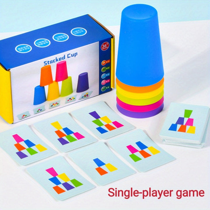 Educational Stacking Cup Puzzle Game - StackSmart-State of Style