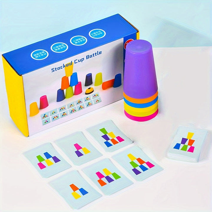Educational Stacking Cup Puzzle Game - StackSmart-State of Style