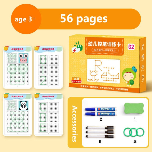 Educational Tracing Workbook - TraceMaster-56 pages-State of Style