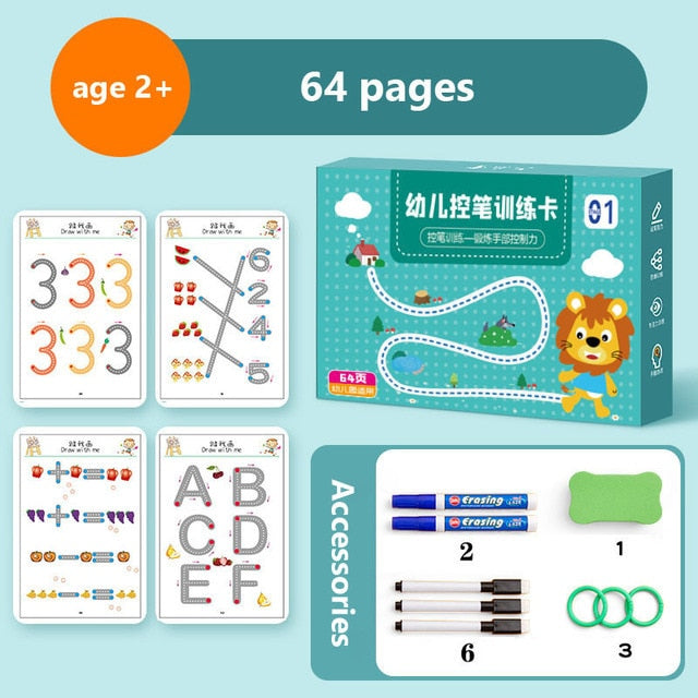 Educational Tracing Workbook - TraceMaster-64 pages-State of Style