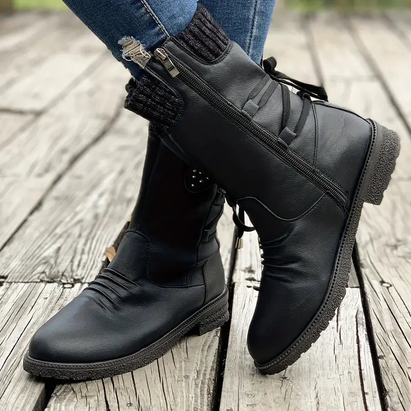 Ladies' winter boots with fleece lining – Selina