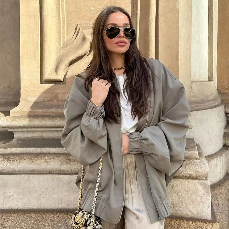 Eefje's Jacket | Oversized Women's Jacket | Comfortable & Stylish-Grey-S-State of Style