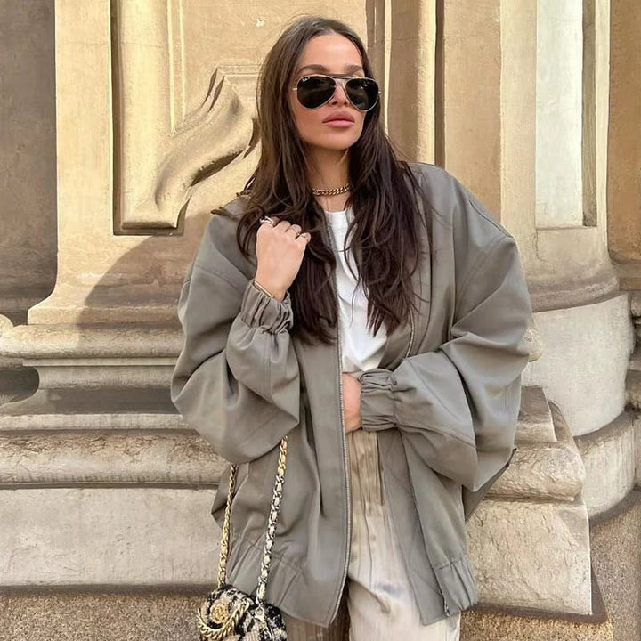 Eefje's Jacket | Oversized Women's Jacket | Comfortable & Stylish-Grey-S-State of Style