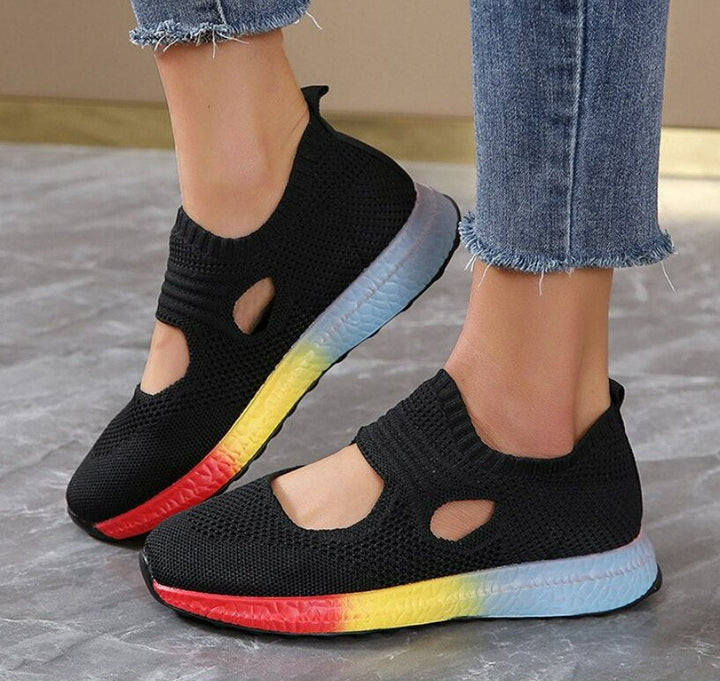 EefjesShoes | Women's Orthopaedic Sneakers-Black-4.5-State of Style