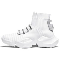 EefjesSneakers | Women's Sock Sneakers-White-6.5-State of Style