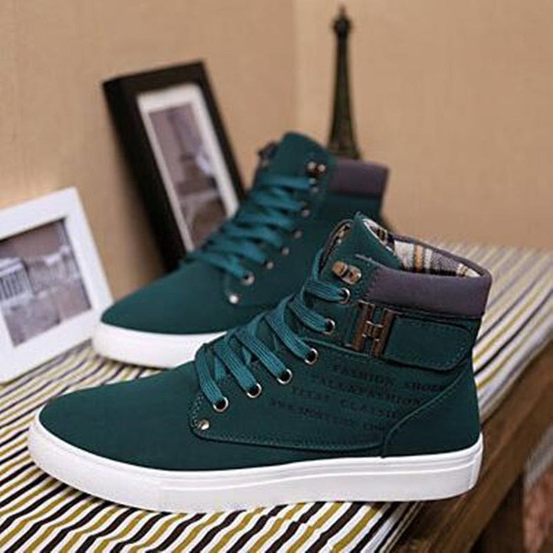 EefkesSneaks | Women's High-Top Sneakers-Green-6.0-State of Style