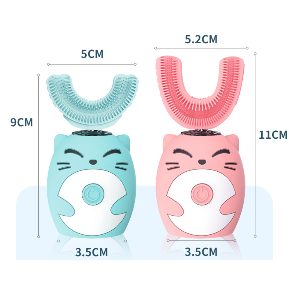 Effective Kids Toothbrush - BrightSmile-Blue (2-7 years)-State of Style