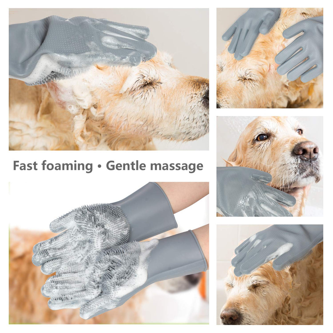 Efficient Pet Grooming Glove - For Tangle-Free Fur!-State of Style