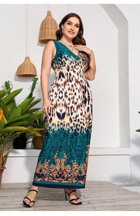Effortlessly Stylish Urban Boho Beach Maxi Dress for Plus Sizes-Orange-2XL-State of Style
