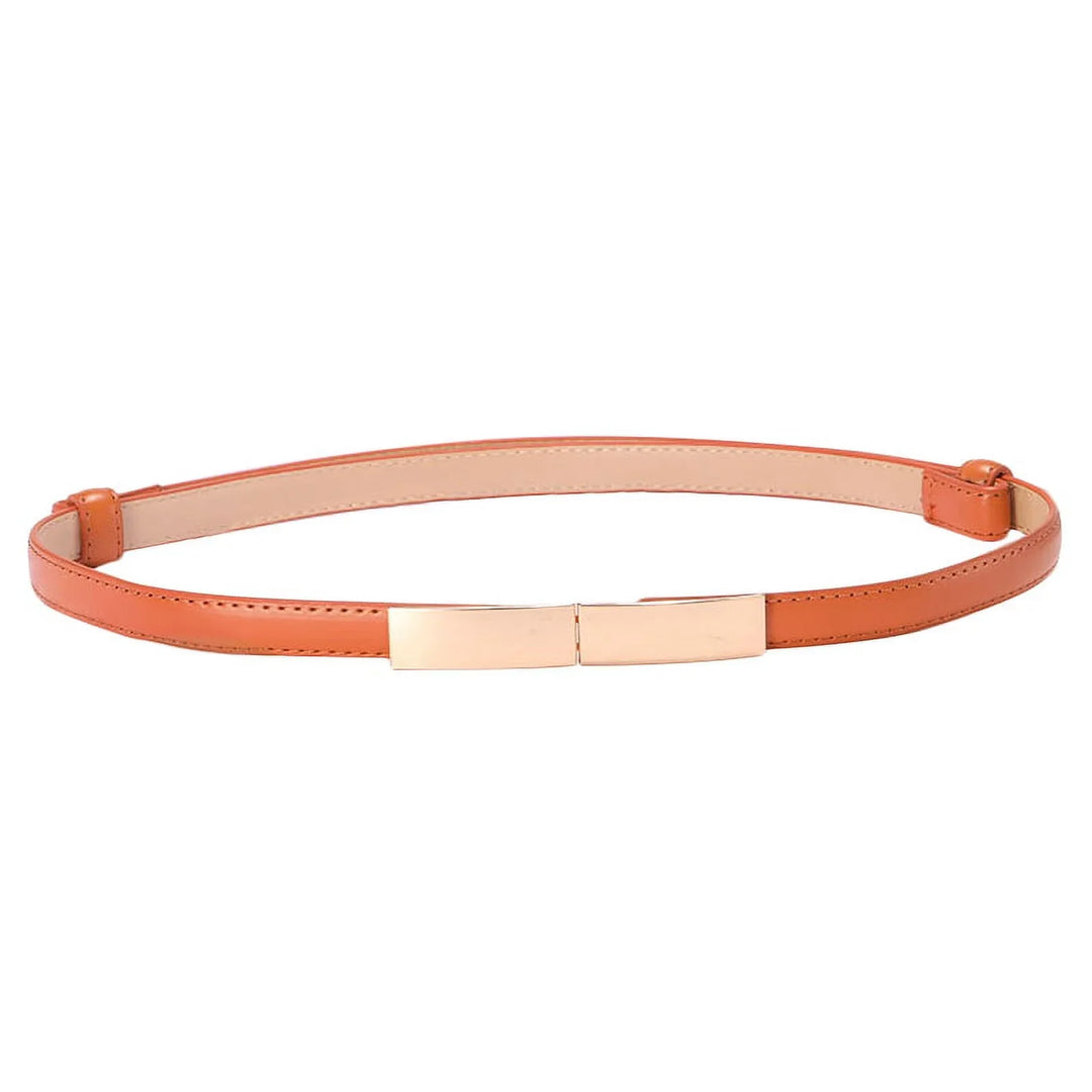 Elastic Buckle Waist Belt – Simple, Stylish, and Trendy Accessory-Orange-State of Style