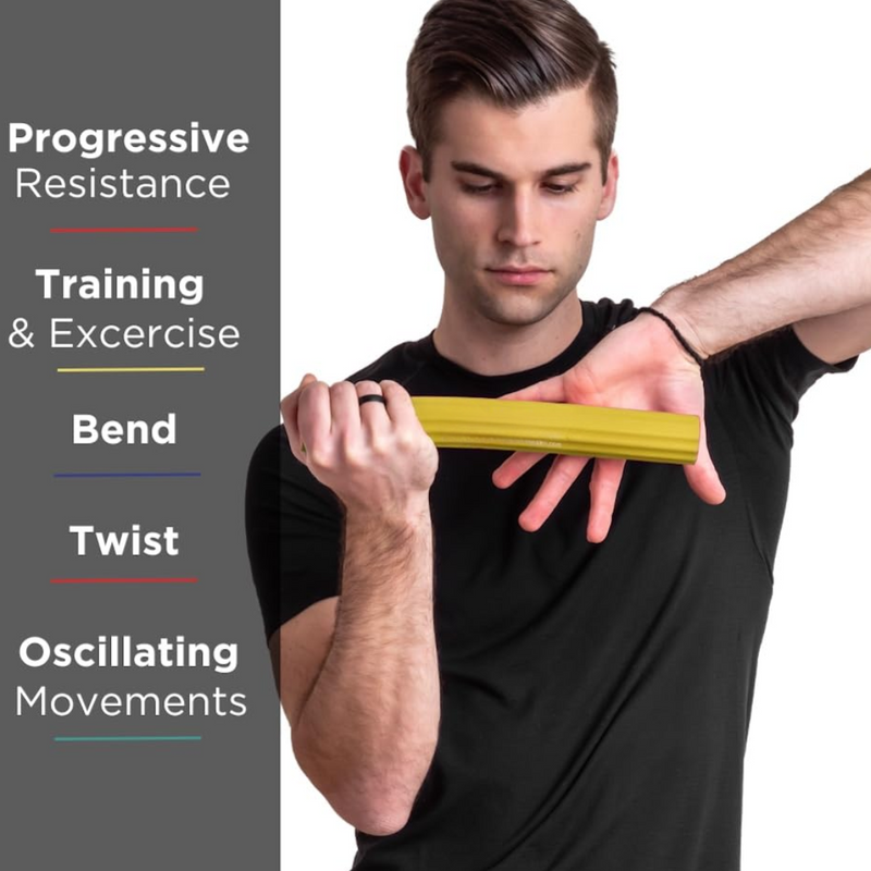 Elbow Therapy Resistance Bar-Blue - Heavy-State of Style