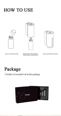 ELECTRIC AROMA DIFFUSER - AIR FRESHENER FOR CAR - USB AIR HUMIDIFIER-With 1 piece cologne-State of Style