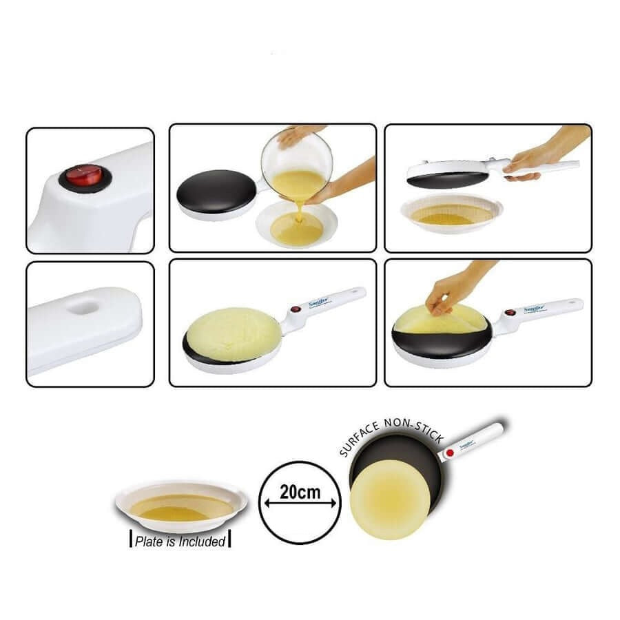 Electric Crepe Maker - CrepeMaster-Red-State of Style
