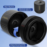 Electric Vacuum Sealer Kit for Mason Jars - SealTight-Black-State of Style