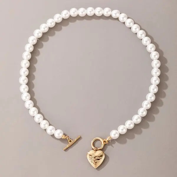 Elegance in Flight Pearl Necklace-State of Style