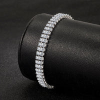 Elegant 925 Silver Bracelet with Crystals-State of Style