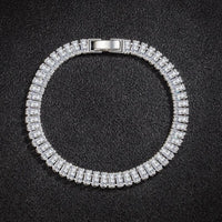 Elegant 925 Silver Bracelet with Crystals-State of Style
