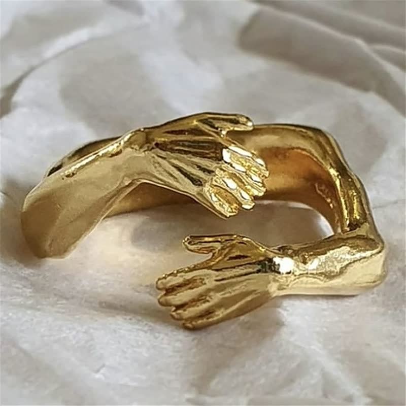 Elegant Adjustable Hand Ring for Women | Statement Fashion Jewellery-Gold-6-State of Style