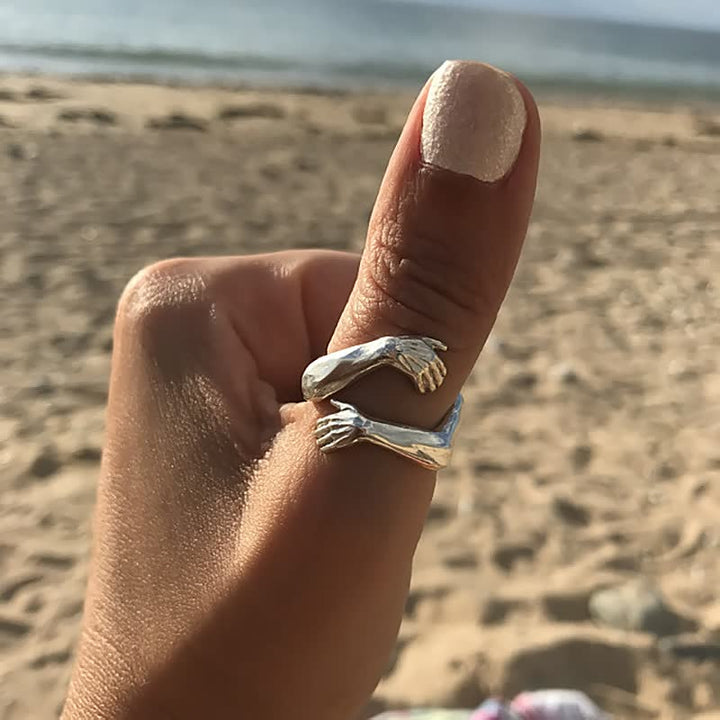 Elegant Adjustable Hand Ring for Women | Statement Fashion Jewellery-Gold-6-State of Style