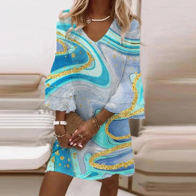 ELEGANT AND BEAUTIFUL DRESS FOR WOMEN | STUNNING SUMMER FASHION-Ocean Green-S-State of Style
