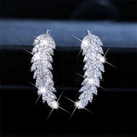 Elegant Angel Wing Earrings | Sterling Silver Dangle Jewellery-Gold-State of Style