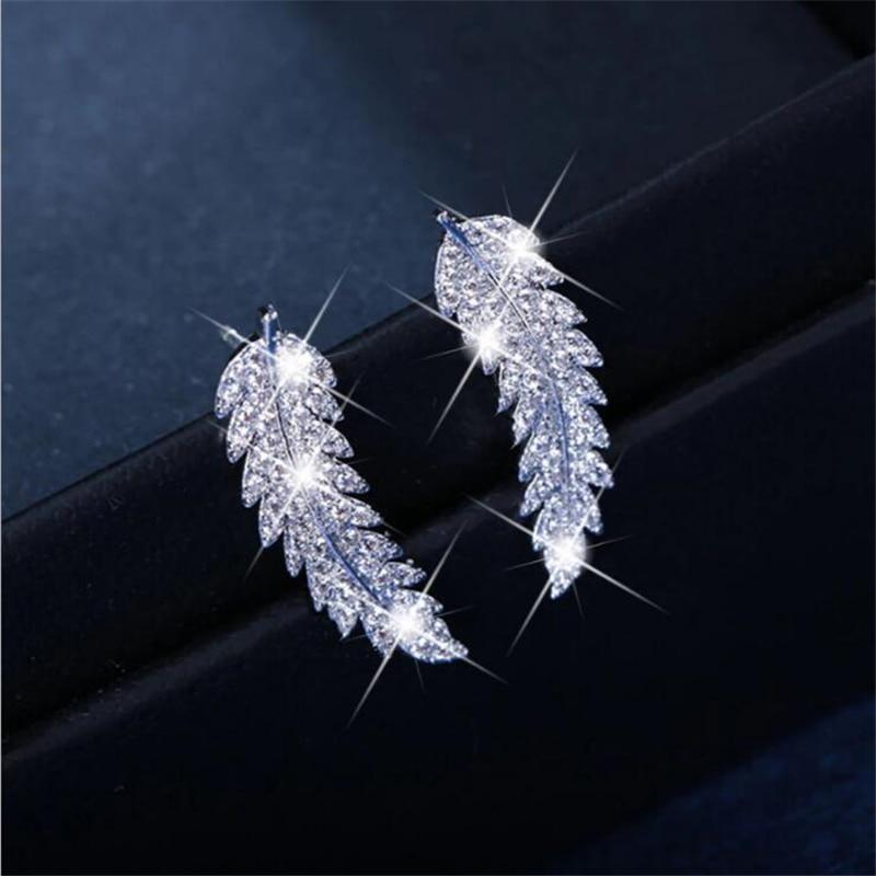 Elegant Angel Wing Earrings | Sterling Silver Dangle Jewellery-Gold-State of Style