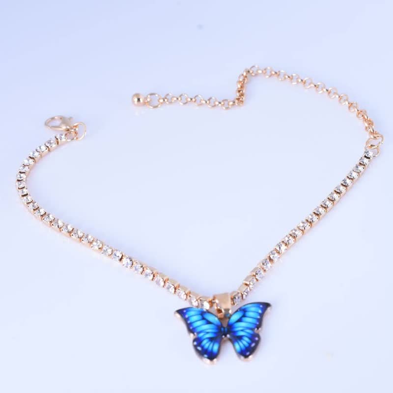 Elegant Ankle Bracelet for Women-Blue-State of Style