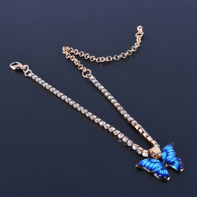 Elegant Ankle Bracelet for Women-Blue-State of Style